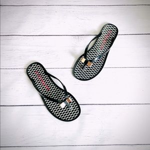 Coach Black Jelly Flip Flop Style Sandals size 7